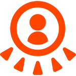 user inside circle